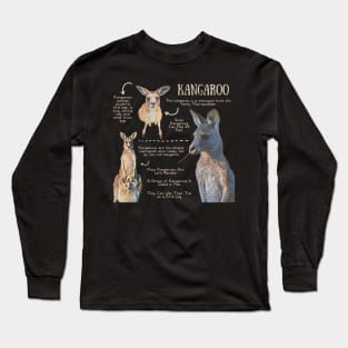 Animal Facts - Kangaroo Long Sleeve T-Shirt
